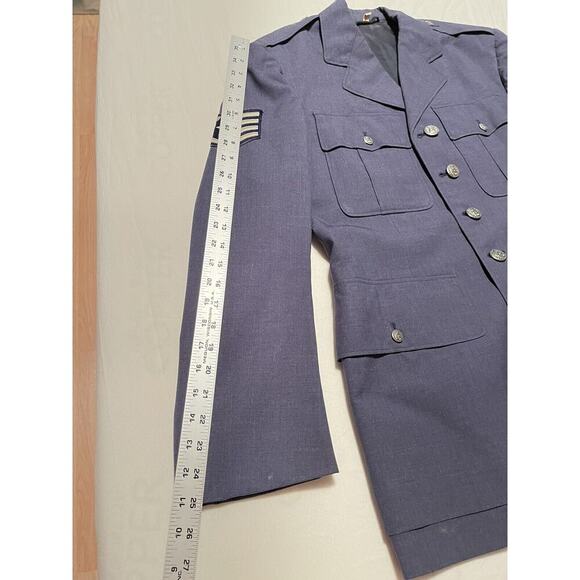 Barrister Corporation Wool 39R Jacket Military Air Force Tropical Blue AF 84 - Picture 9 of 10